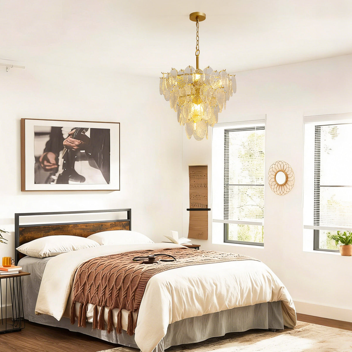 Aurora-Petal-Cascade-Chandelier-in-the-Bed-Room-CH486-A-Carra Home-20260422
