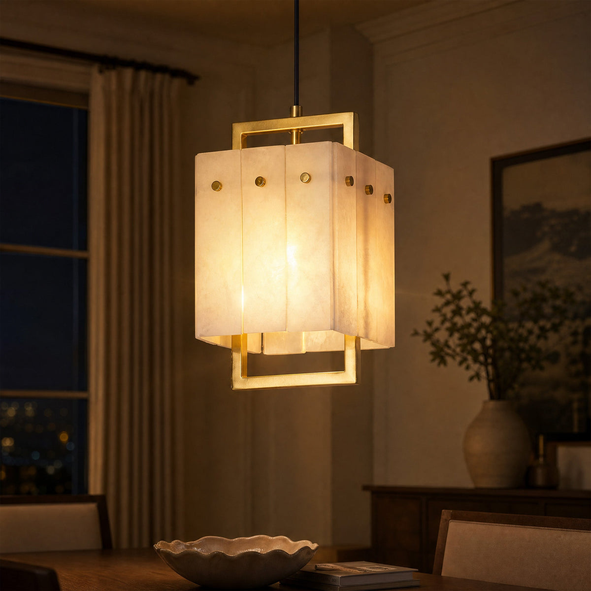 althea-modern-minimalist-brass-alabaster-box-pendant-light-Carra Home