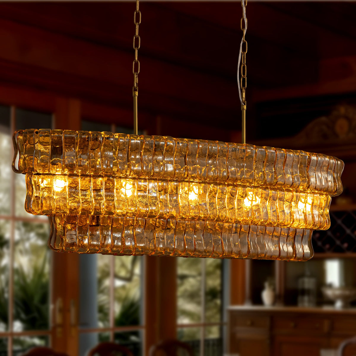 amberra-modern-amber-glass-linear-chandelier-light-on-close-CH492-20260423