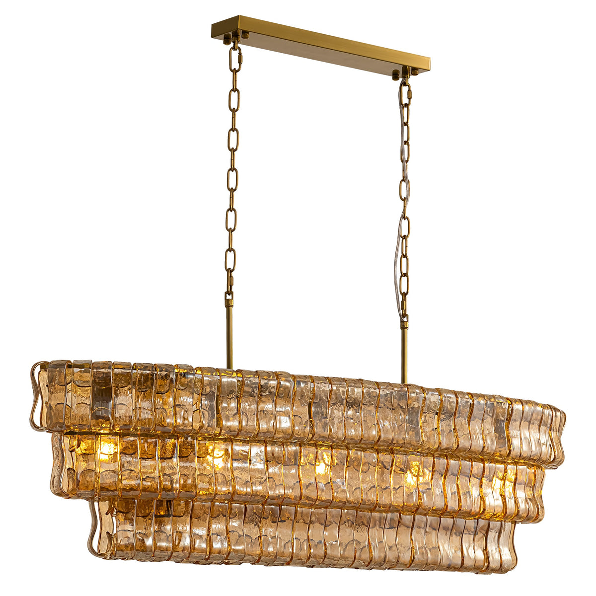 amberra-modern-amber-glass-linear-chandelier-light-on-white-background-CH492-20260423