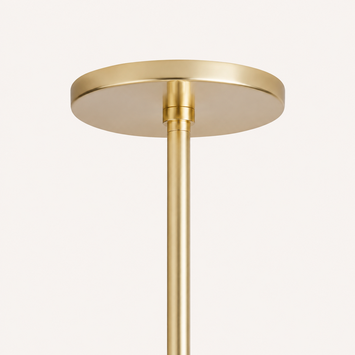 Arlo Opal Glass Cluster Chandelier gold ceiling canopy detail