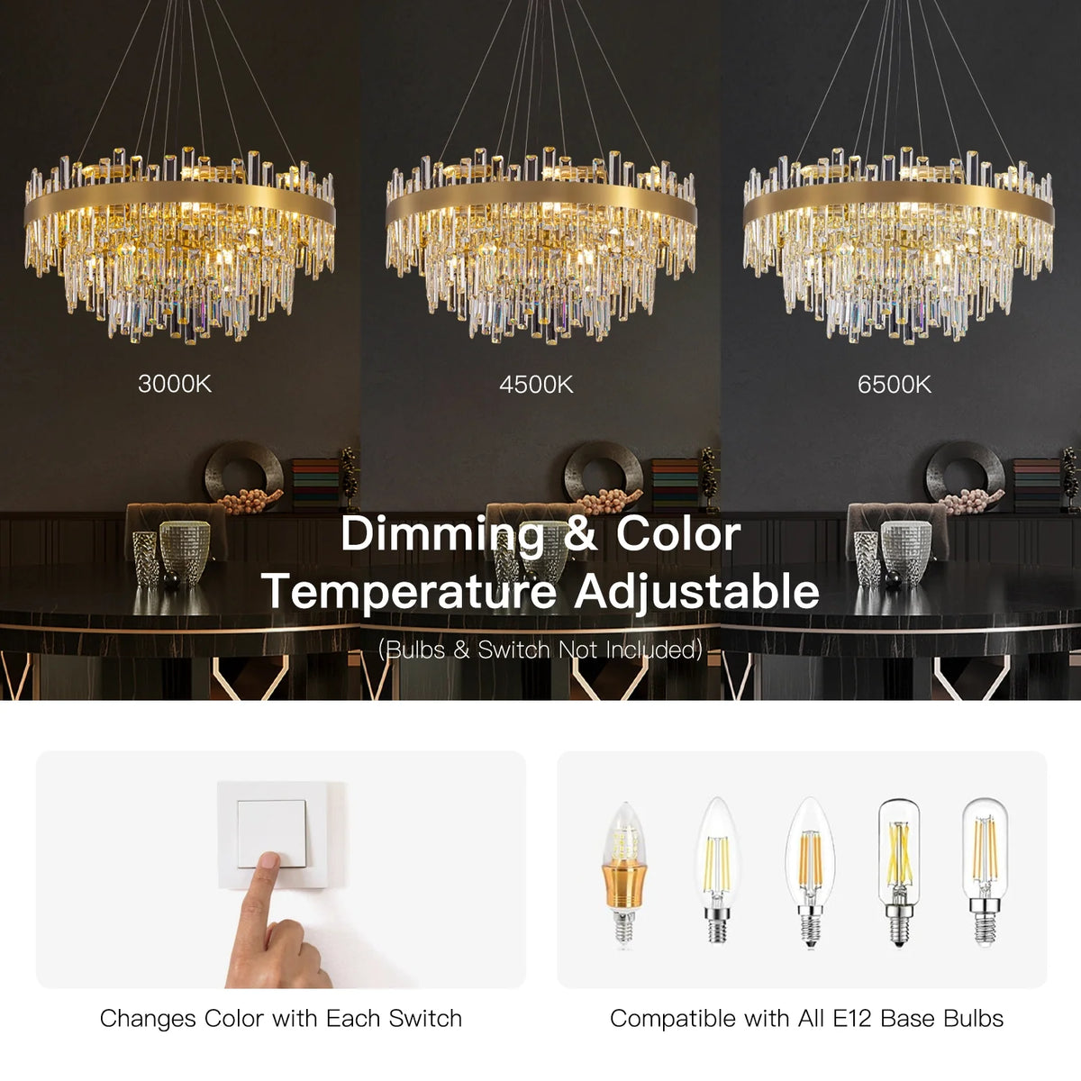 dimmable-aurum-luxury-layered-gold-crystal-chandelier-ch470-Carra Home-lighting