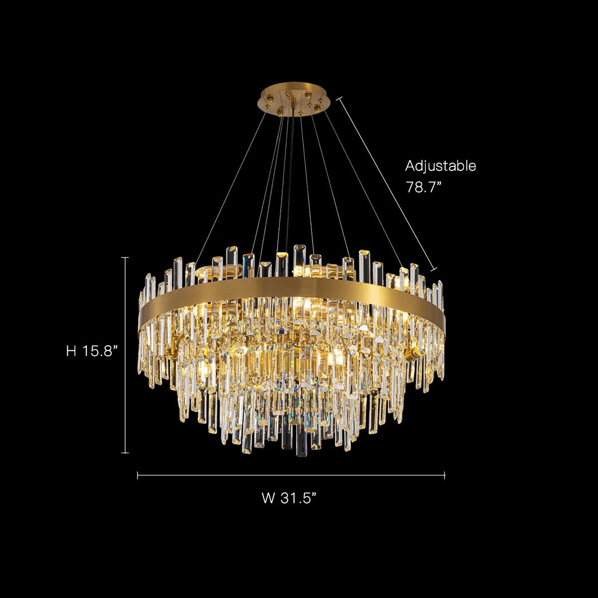dimension-of-aurum-luxury-layered-gold-crystal-chandelier-ch470-Carra Home-lighting