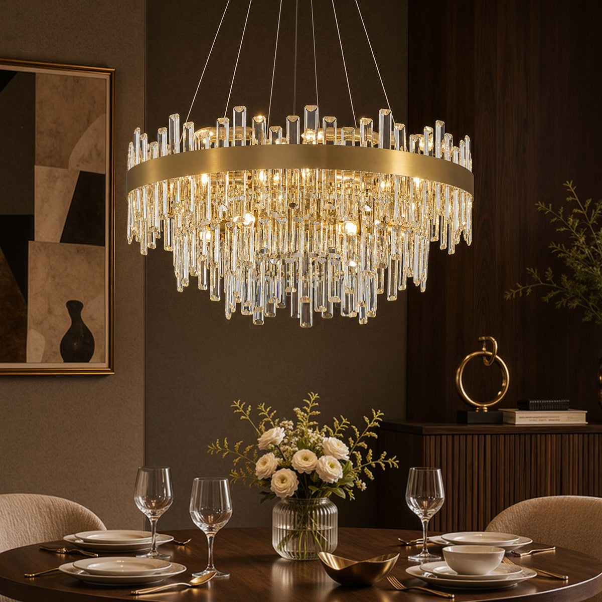 aurum-luxury-layered-gold-crystal-chandelier-Carra Home-lighting