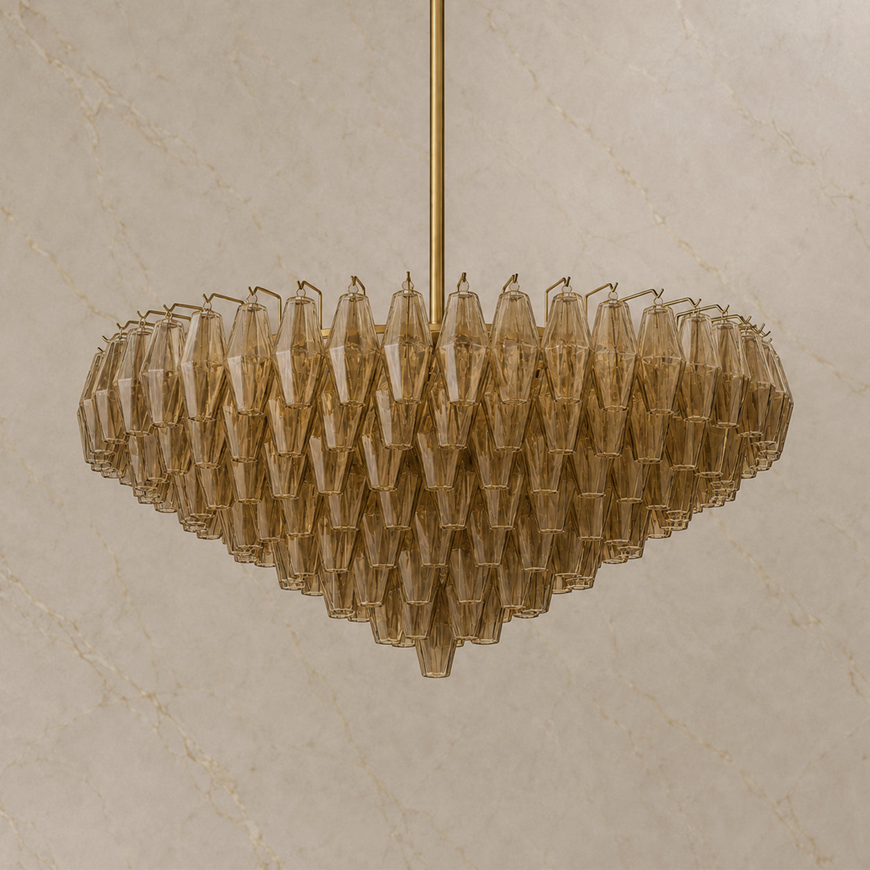 Chiara glass chandelier clear glass globe detail – Carra Home