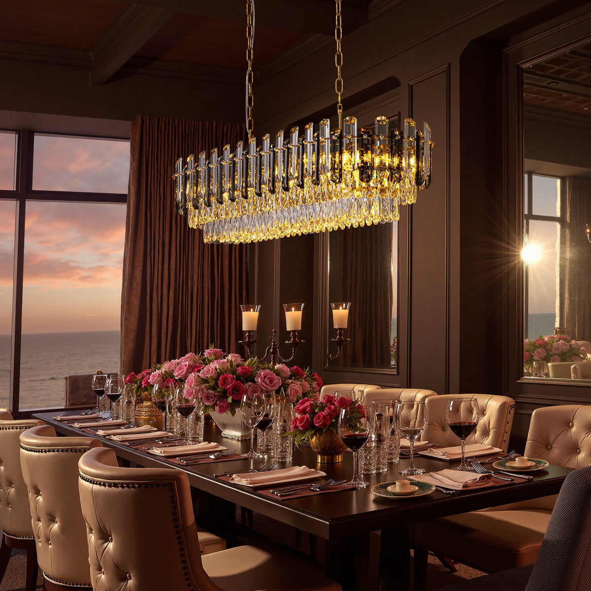 elarisse-modern-luxury-crystal-linear-island-chandelier-CH494-A-dining-room-with-window-Carra Home-lighting-20260519