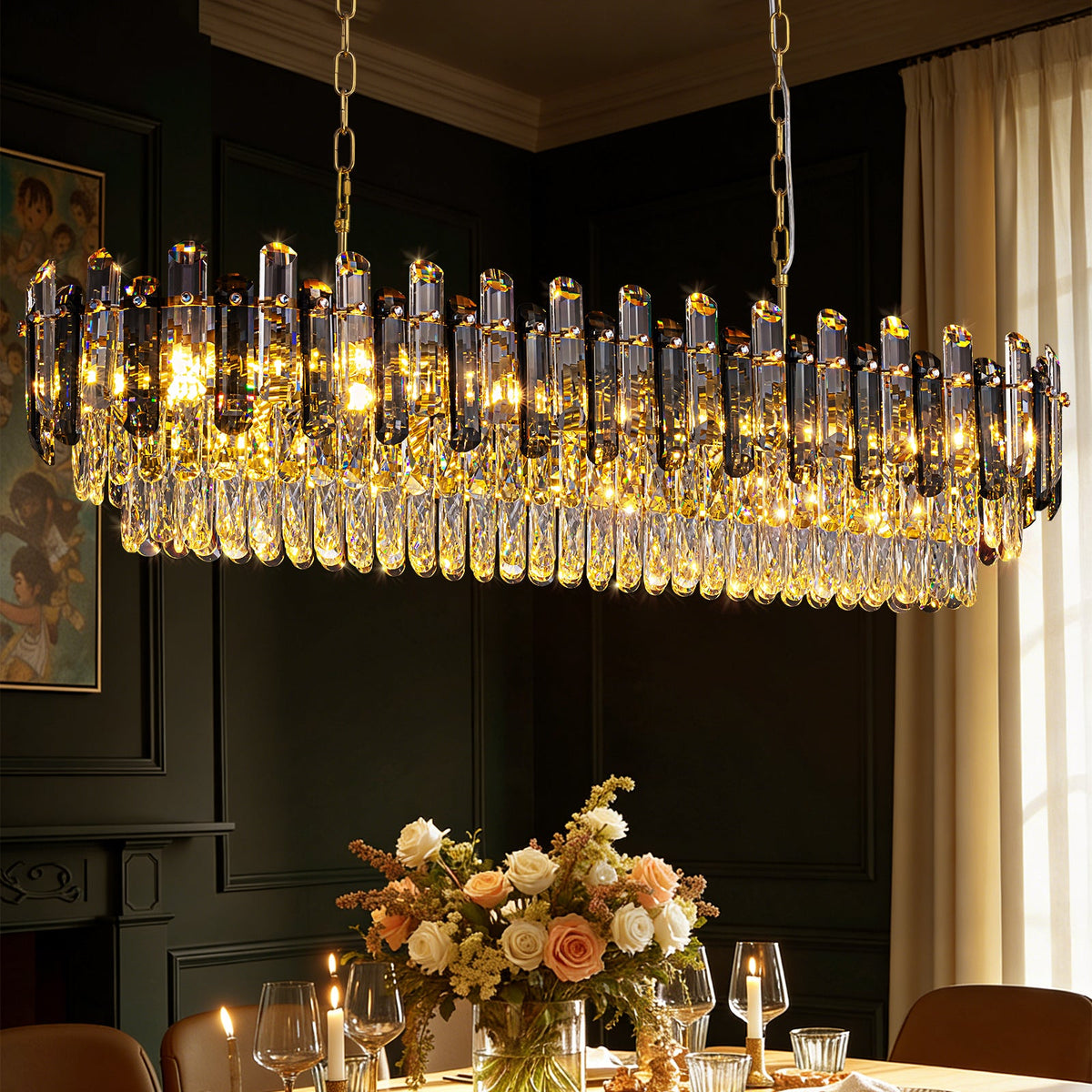 elarisse-modern-luxury-crystal-linear-island-chandelier-CH494-A-small-dining-room-with-window-Carra Home-lighting-20260519