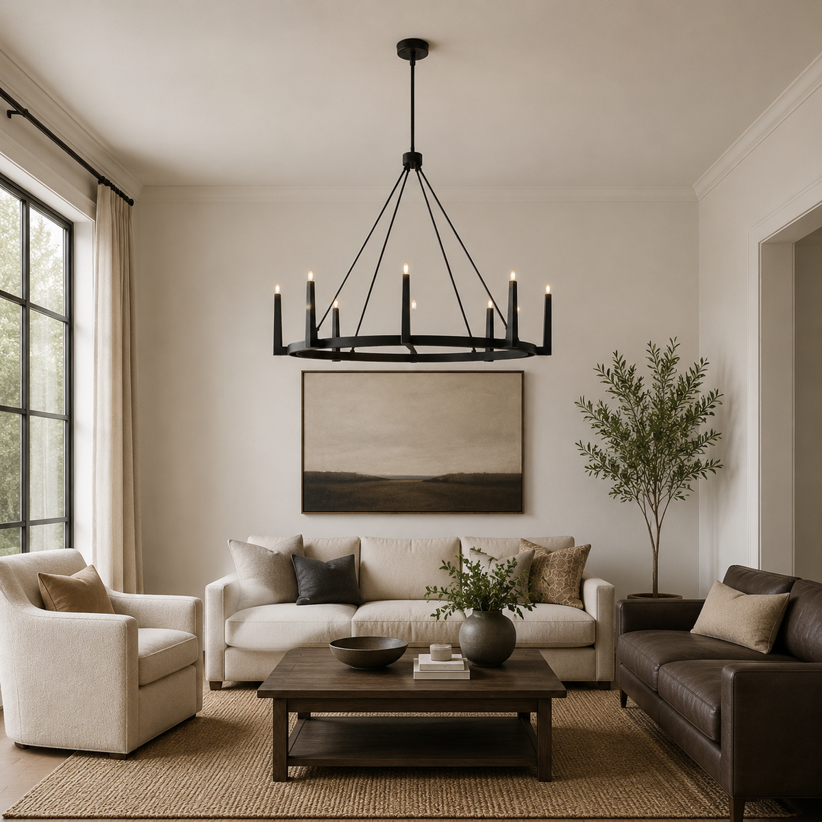 Emmet Metal Round Chandelier 8