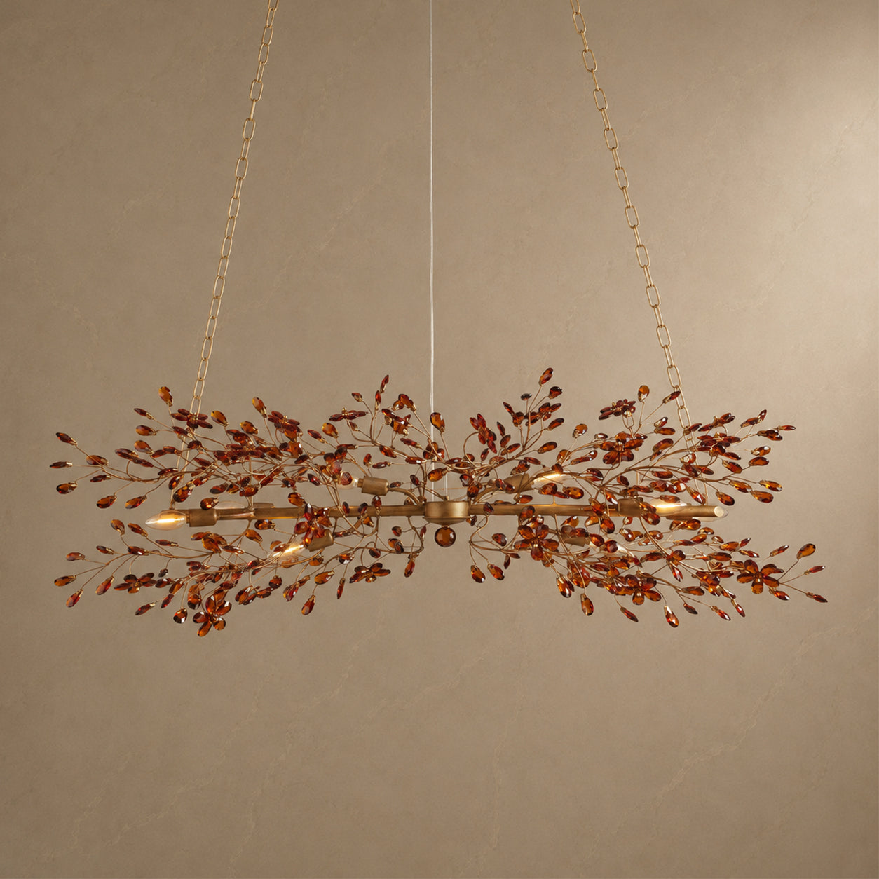 Fiore Metal Linear Chandelier