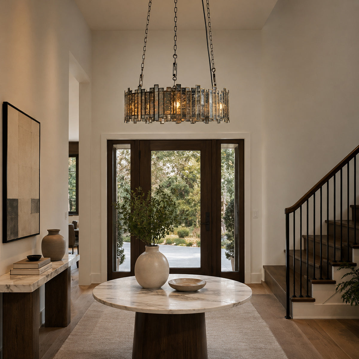 Laila Metal Round Chandelier product view 06