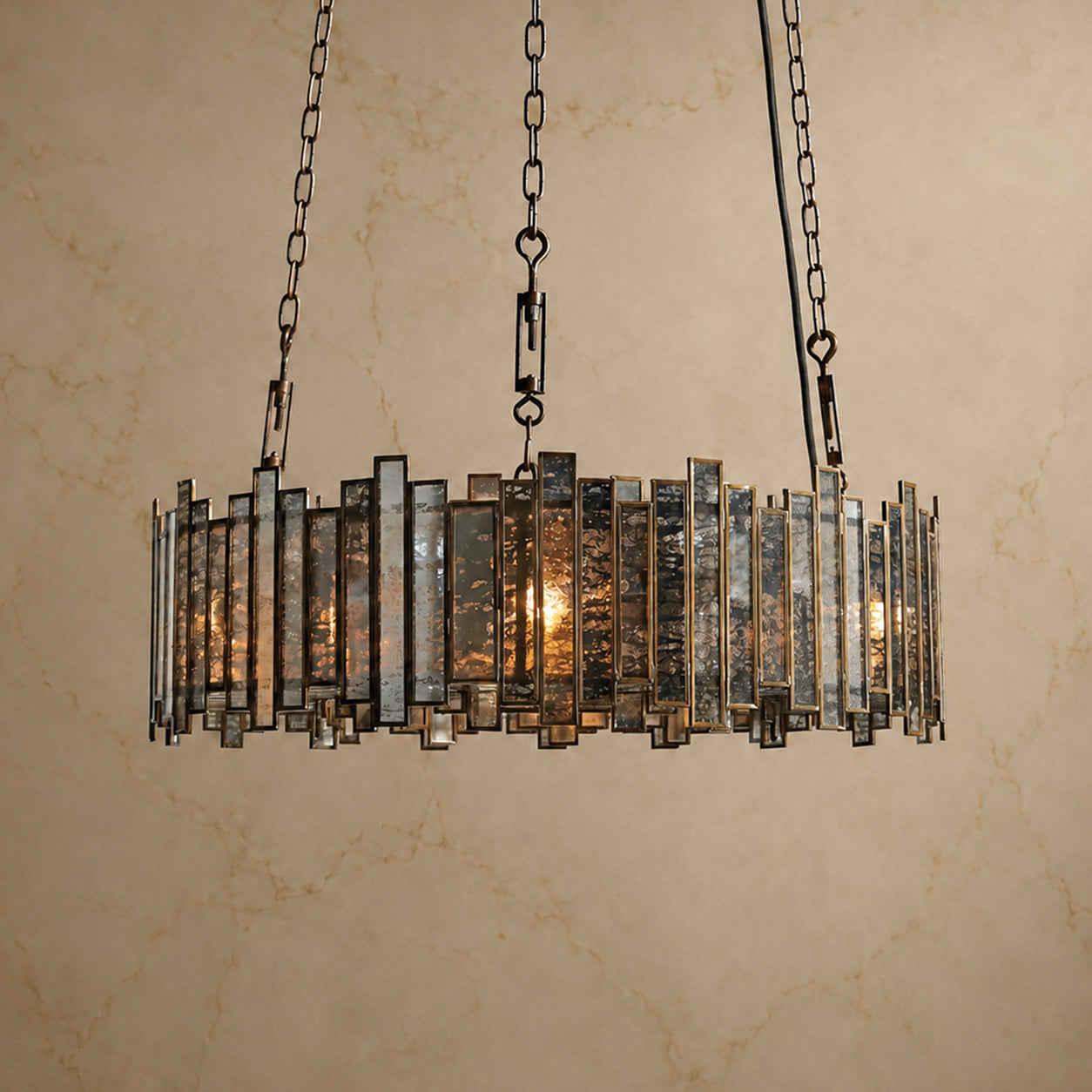 Laila Metal Round Chandelier – Carra Home