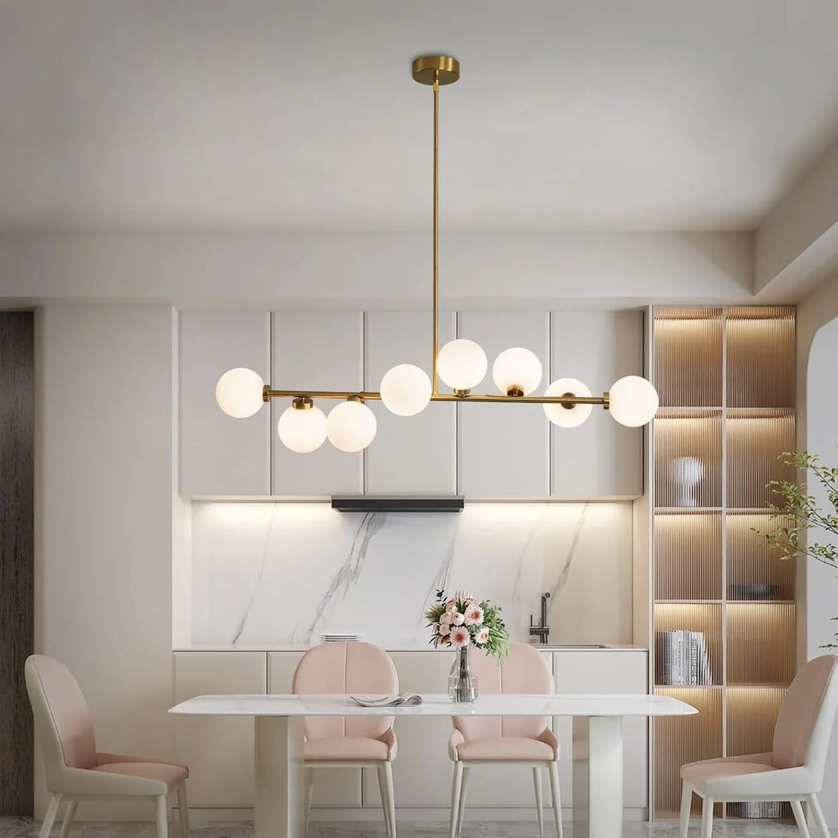 luna-globe-glass-linear-chandelier-20251028-ch464-Carra Home-lighting
