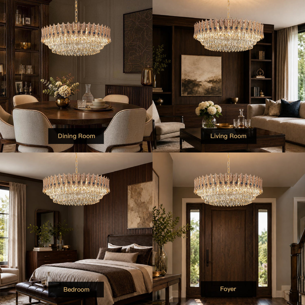 lunavia-modern-luxury-gold-crystal-leaf-ring-chandelier-using-scenes-Carra Home-lighting