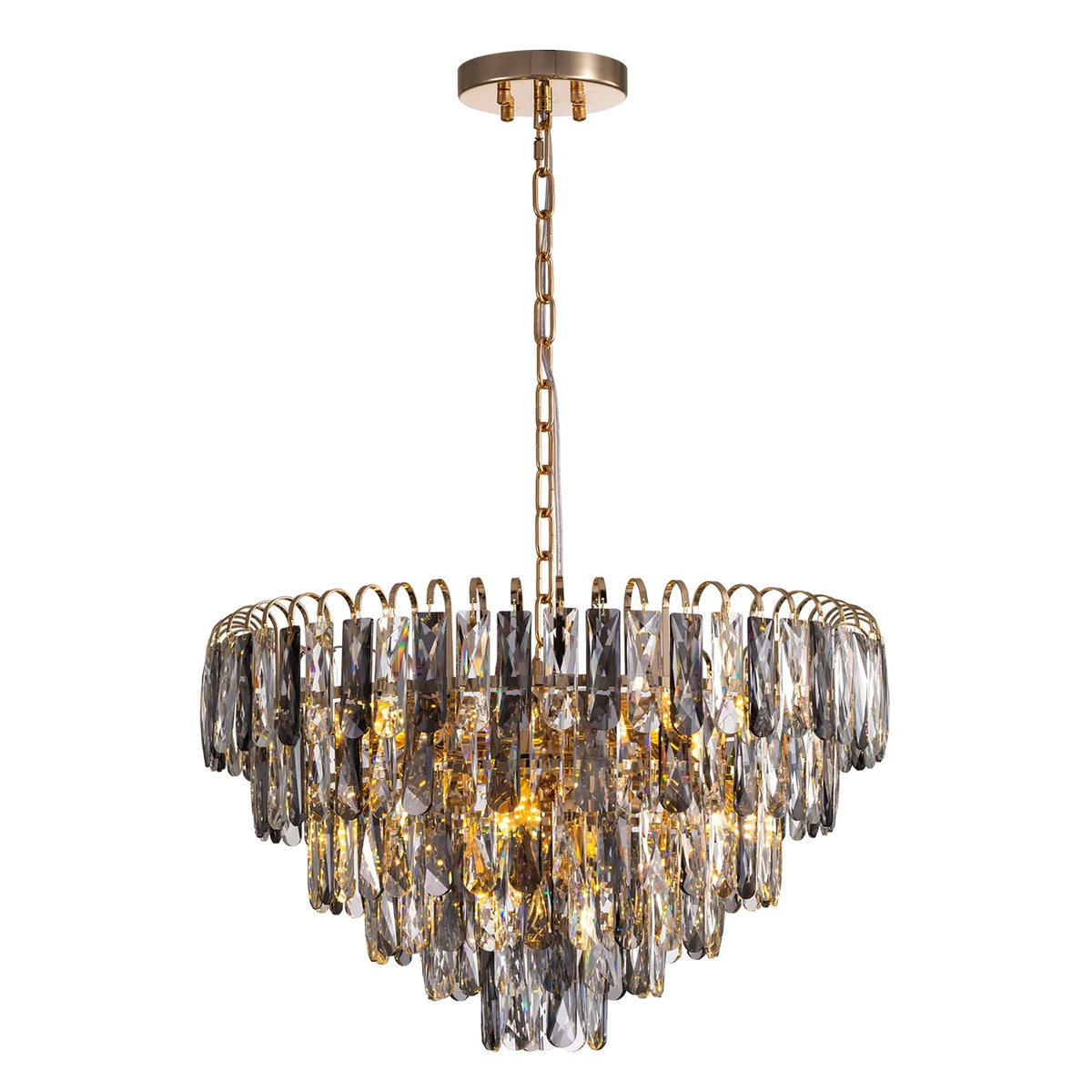 luxury-gold-crystal-tiered-chandelier-Carra Home-lighting