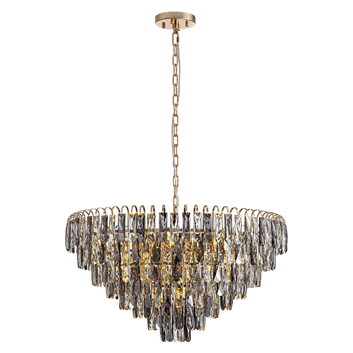luxury-gold-crystal-tiered-chandelier-Carra Home-lighting