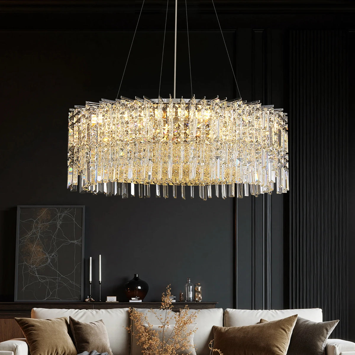 luxury-radiant-crystal-prism-chandelier-in-living-room-ch469-Carra Home-lighting