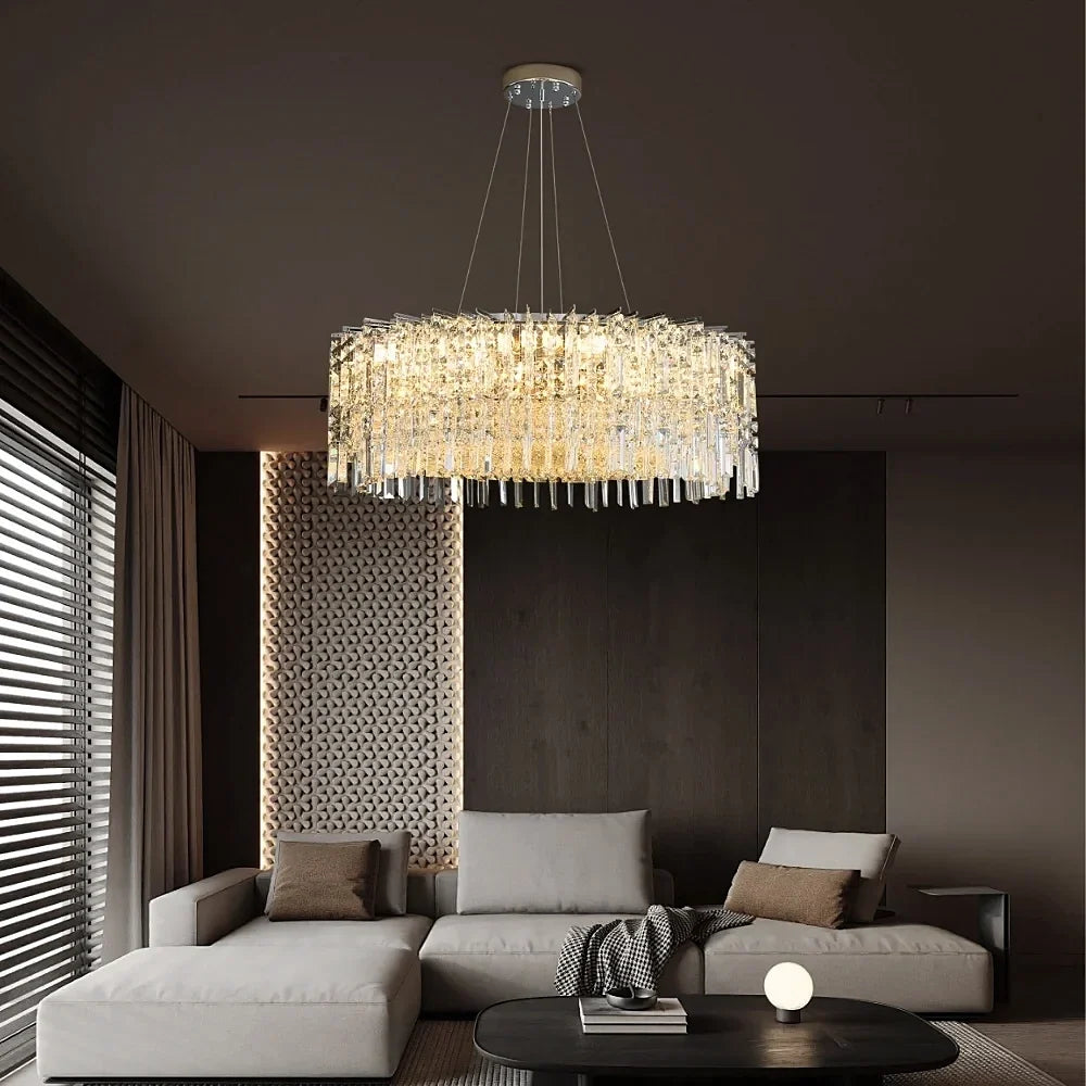 luxury-radiant-crystal-prism-chandelier-in-living-room-ch469-Carra Home-lighting