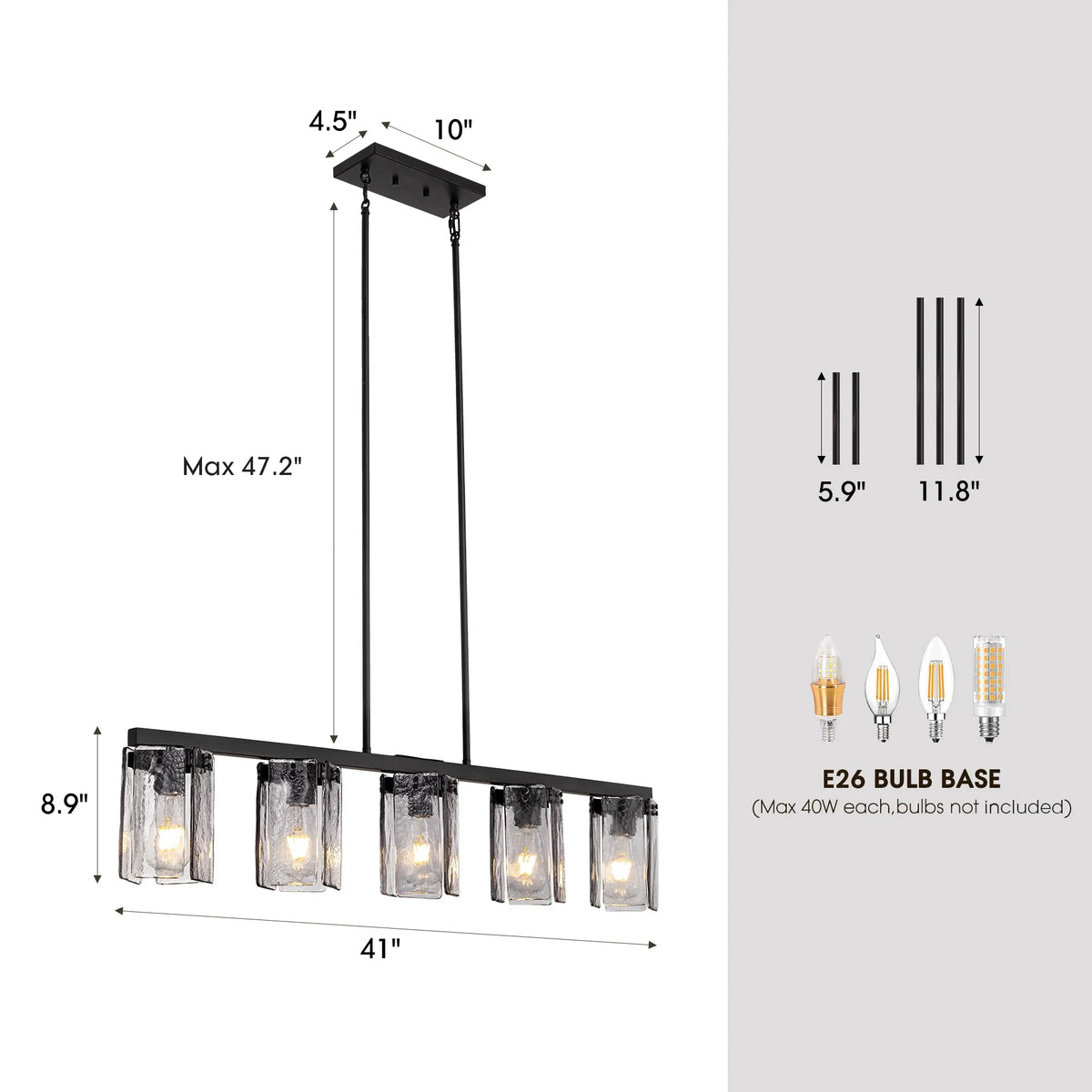 dimension-minimalist-smoked-glass-linear-chandelier-Carra Home-lighting