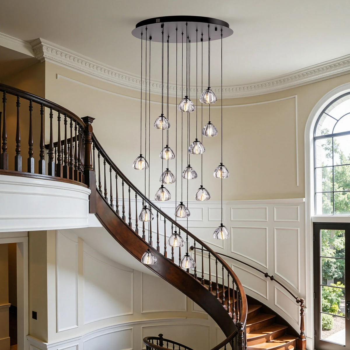 modern-crystal-chandelier-for-high-ceilings-in-foyer-ch484-20260310-Carra Home-lighting
