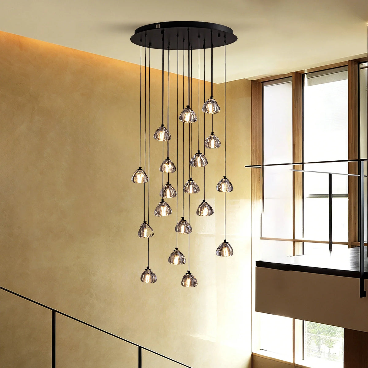 modern-crystal-chandelier-for-high-ceilings-ch484-20260310-Carra Home-lighting