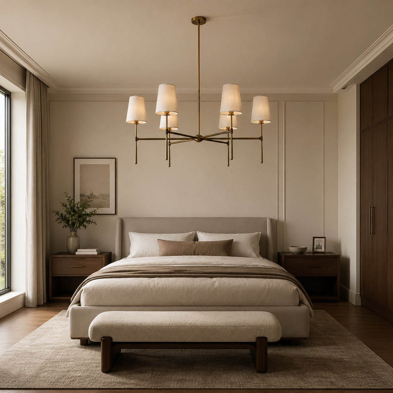 Rhodes Copper Unique Chandelier