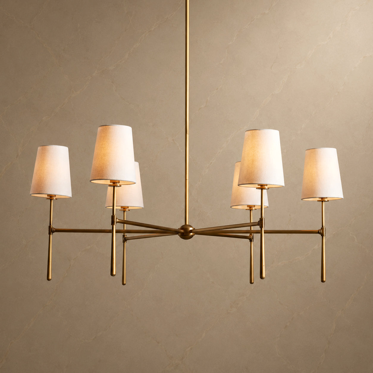 Rhodes Copper Unique Chandelier