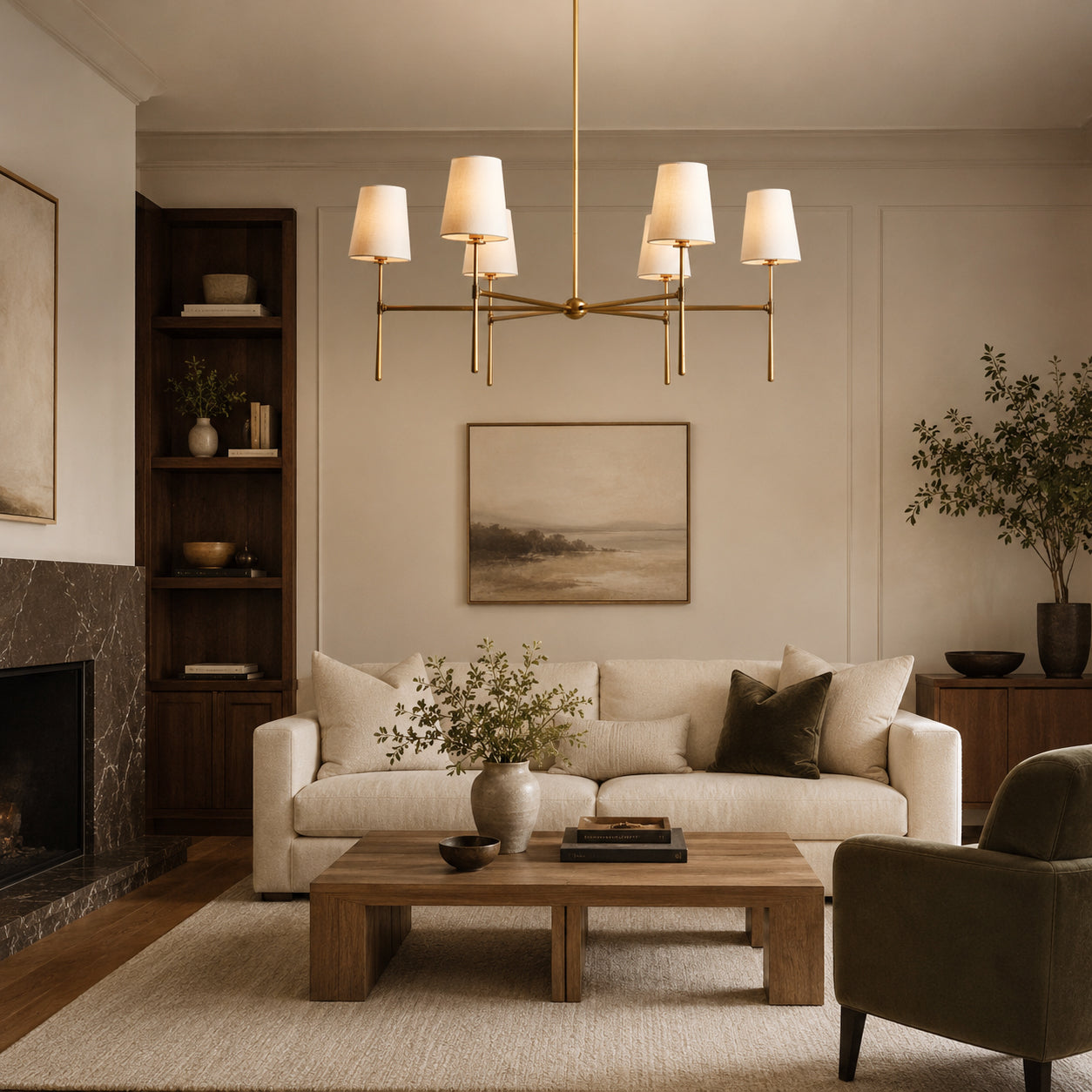 Rhodes Copper Unique Chandelier
