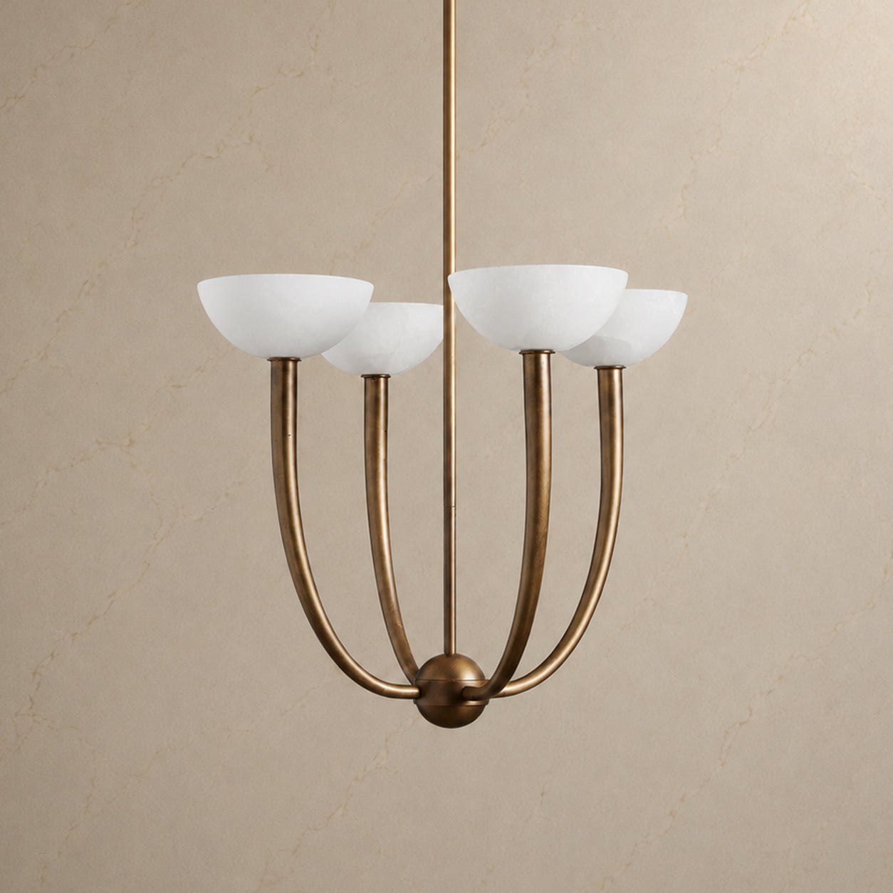Saguaro Brass Unique Chandelier