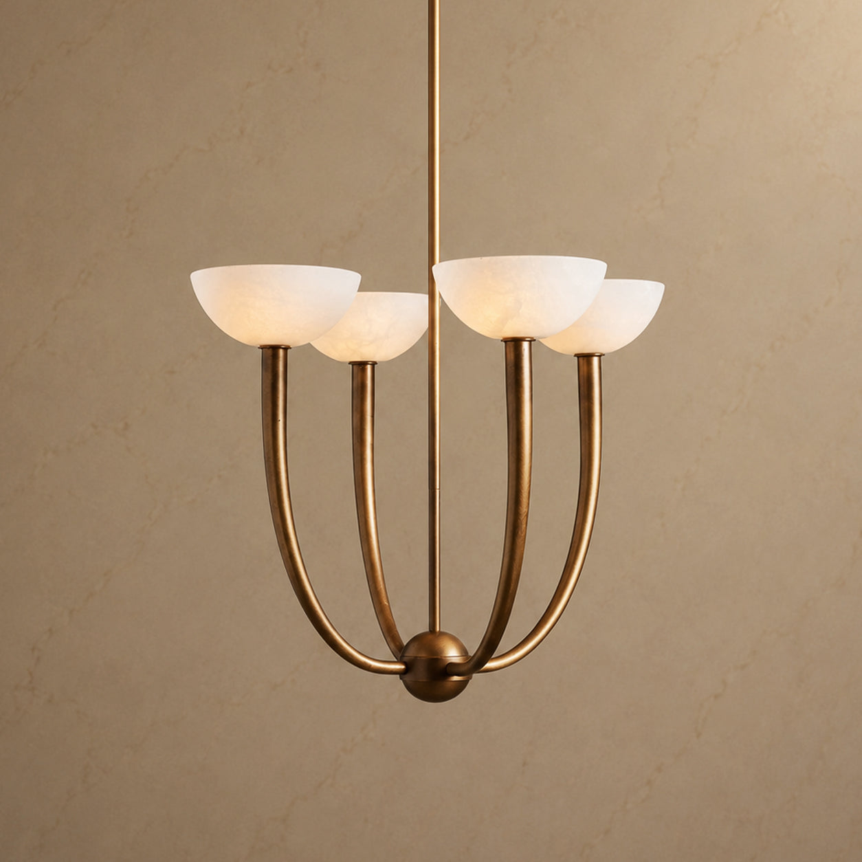 Saguaro Brass Unique Chandelier