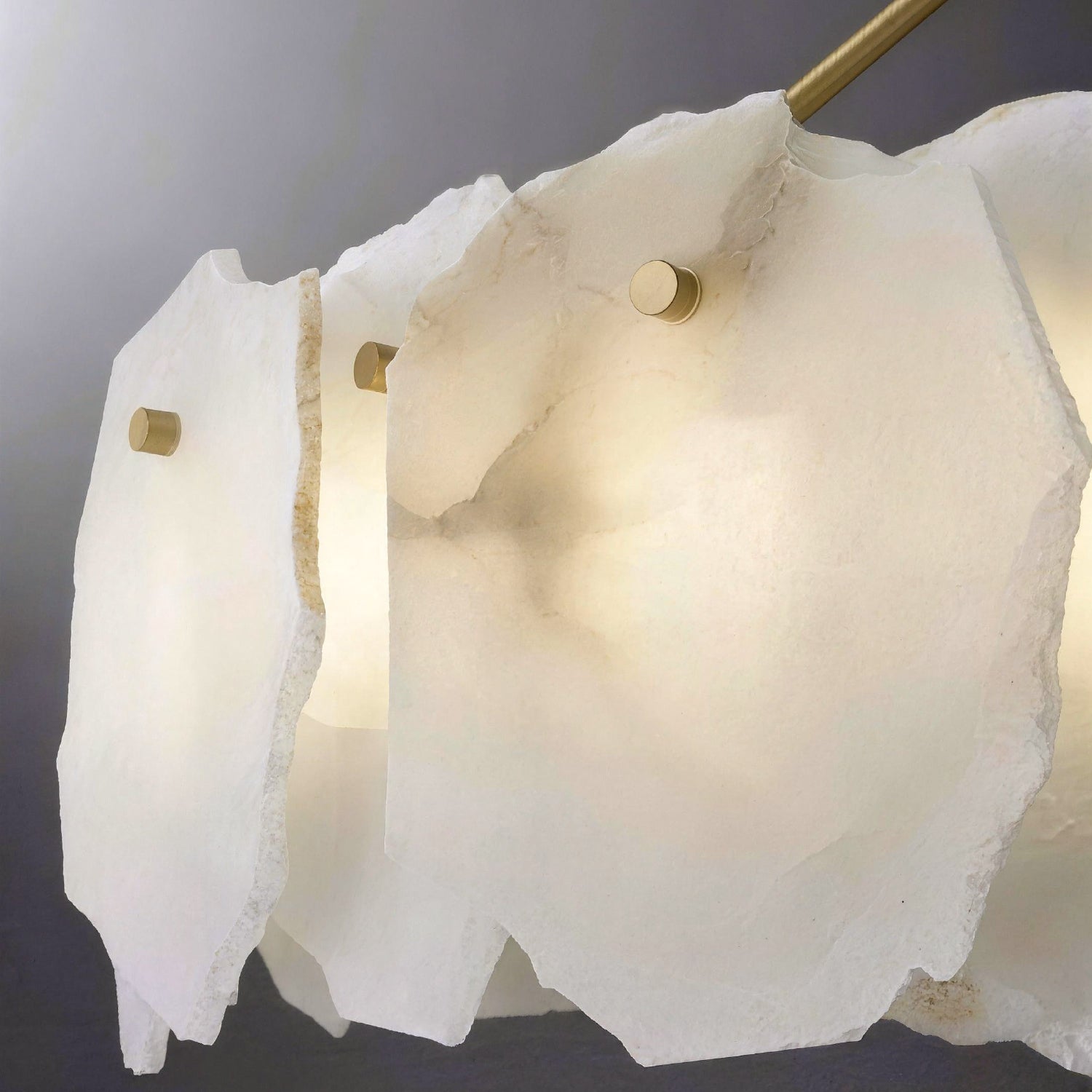 seravelle-modern-luxury-white-alabaster-petal-linear-chandelier-details-carra-home