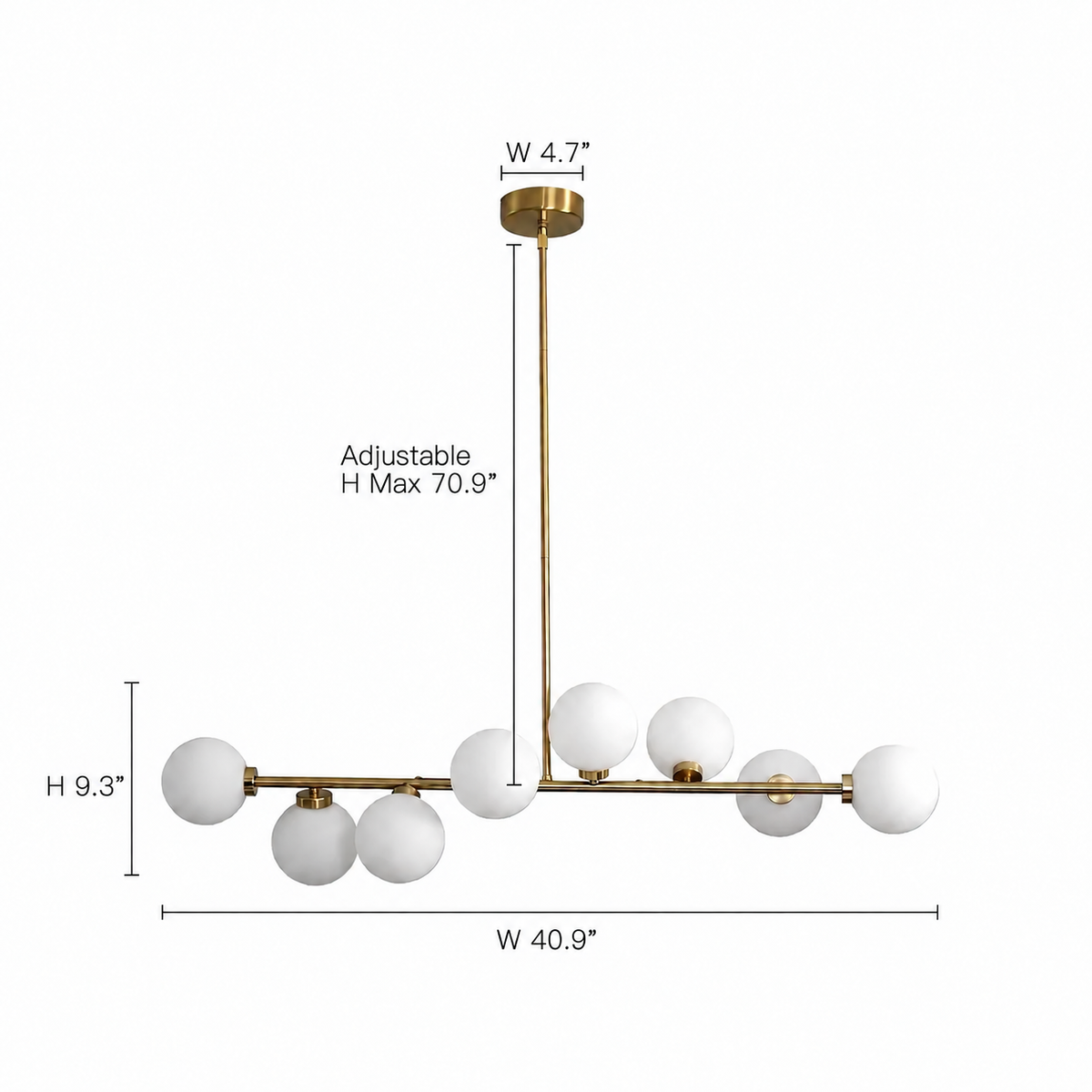 size-luna-globe-glass-linear-chandelier-Carra Home-lighting