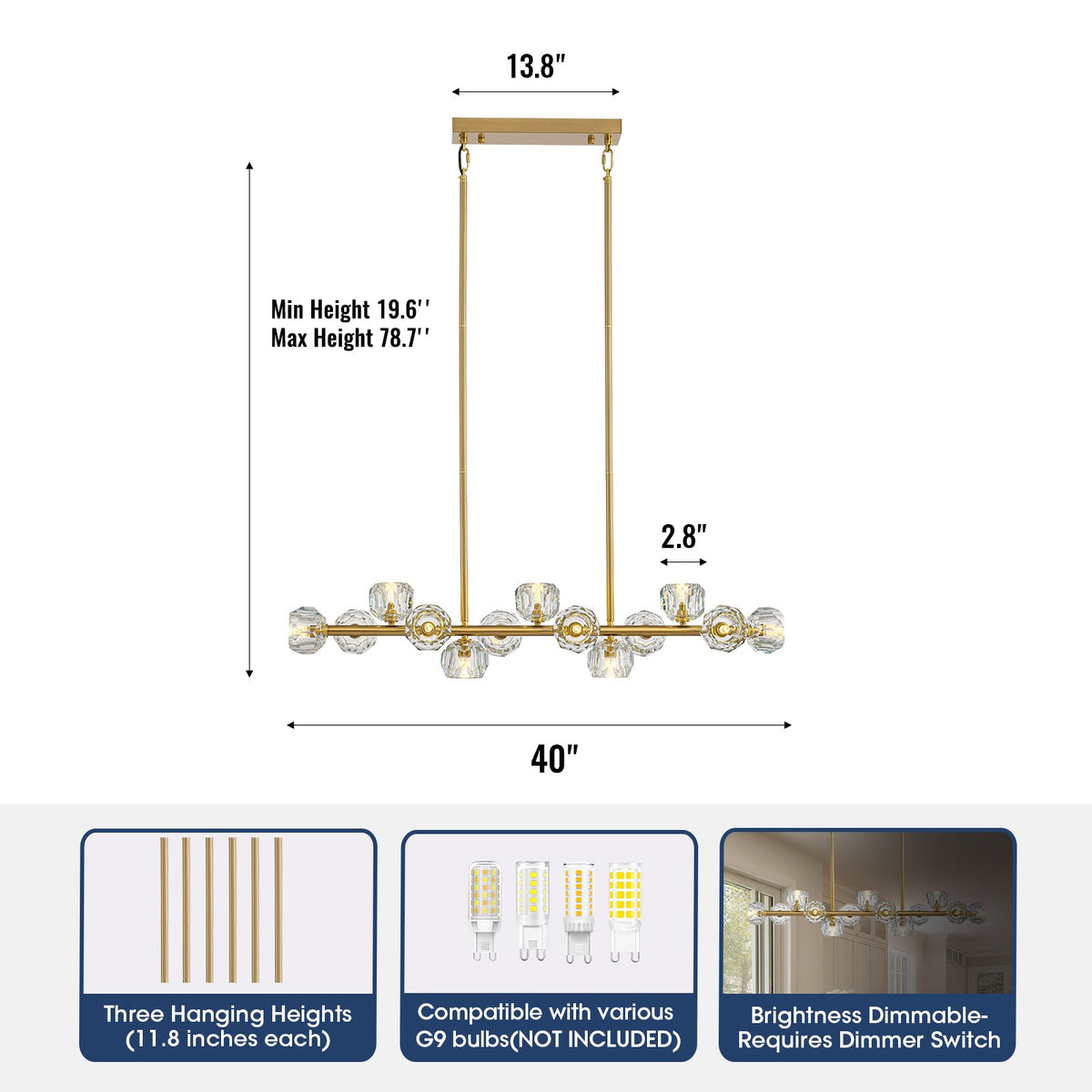 size-of-aurielle-contemporary-gold-crystal-linear-multi-head-chandelier-CH618-A-Carra Home-20260427