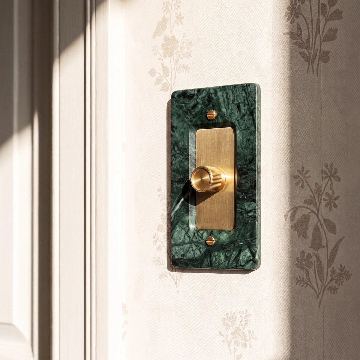 Stone Rotary Dimmer Switch installed in an interior, view 17 | CARRA HOME