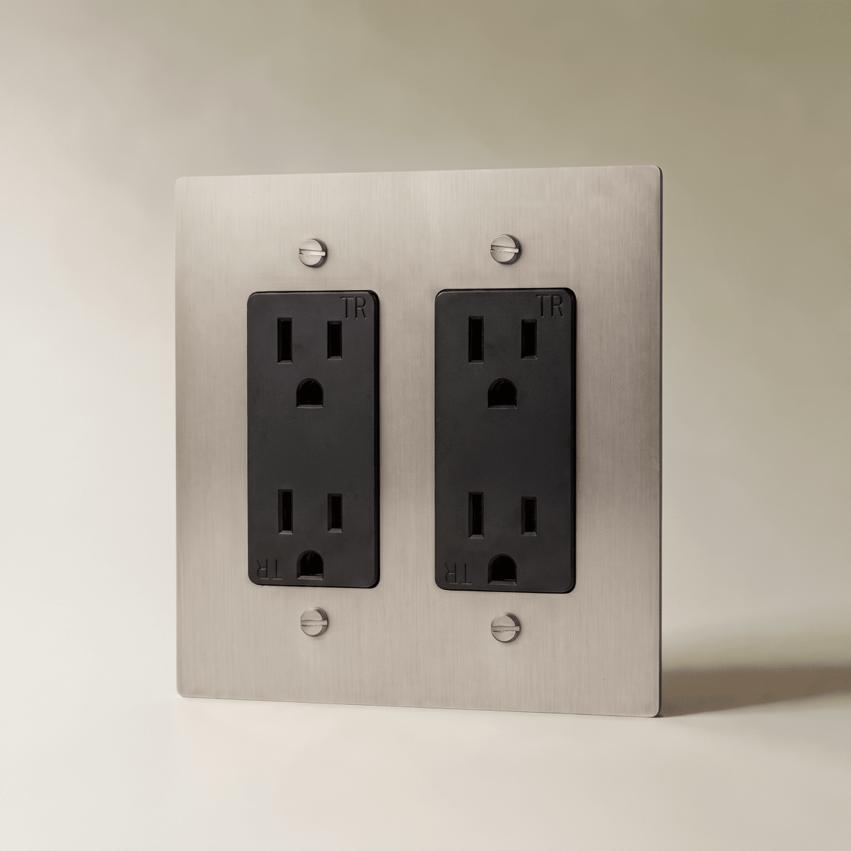 The Brass Outlet (1 to 4 Gang) — Stainless Steel, 2 Gang, Standard | CARRA HOME