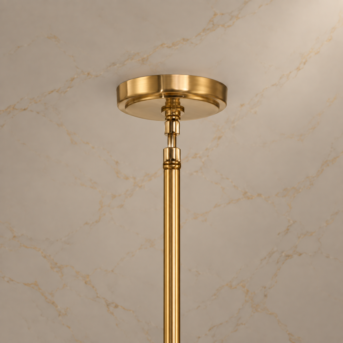 topaz glass tiered round chandelier ceiling canopy detail