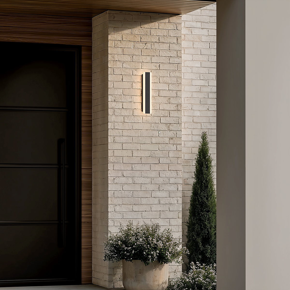 Veyra LED outdoor wall light, 12 inch (30 cm) size
