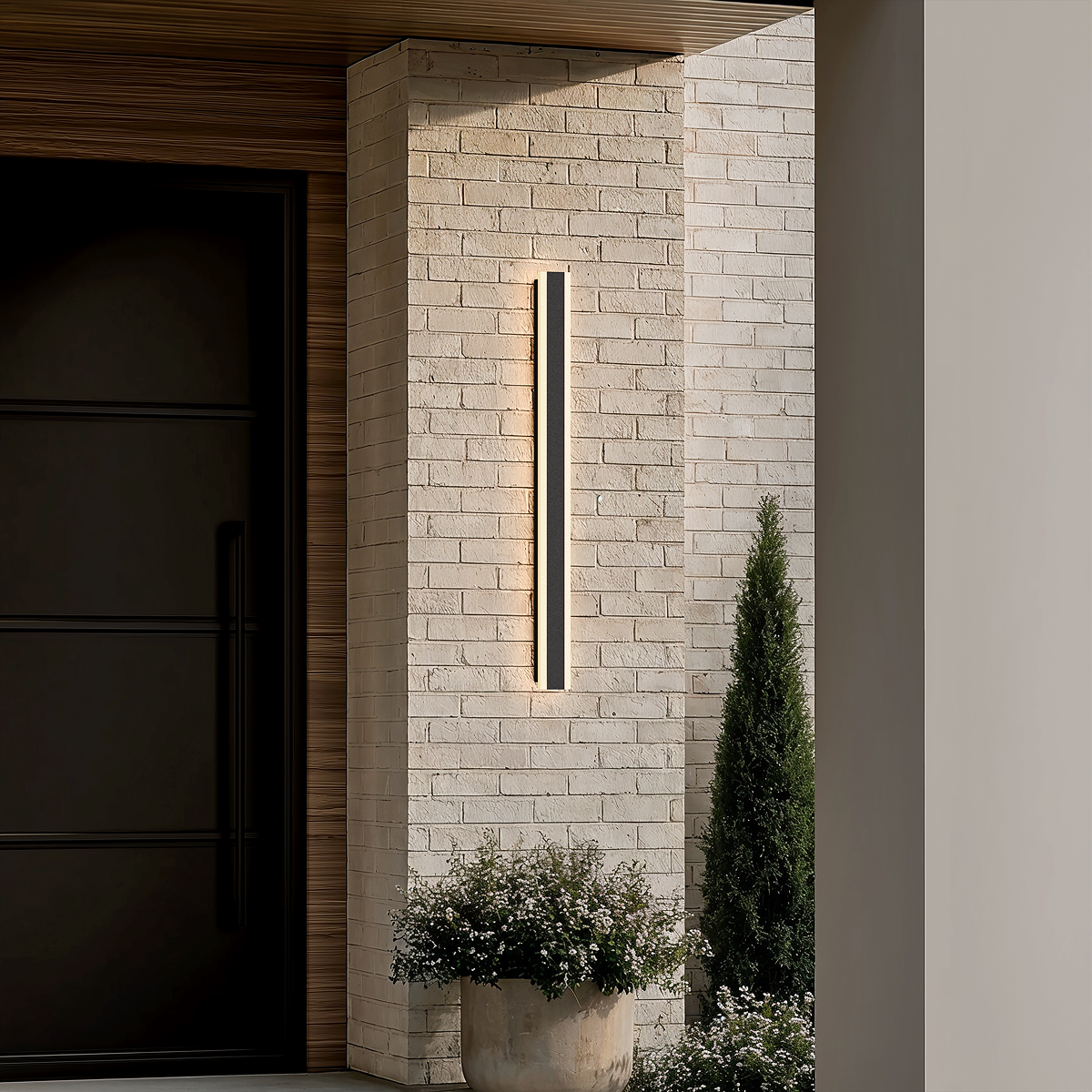 Veyra LED outdoor wall light, 31 inch (80 cm) size