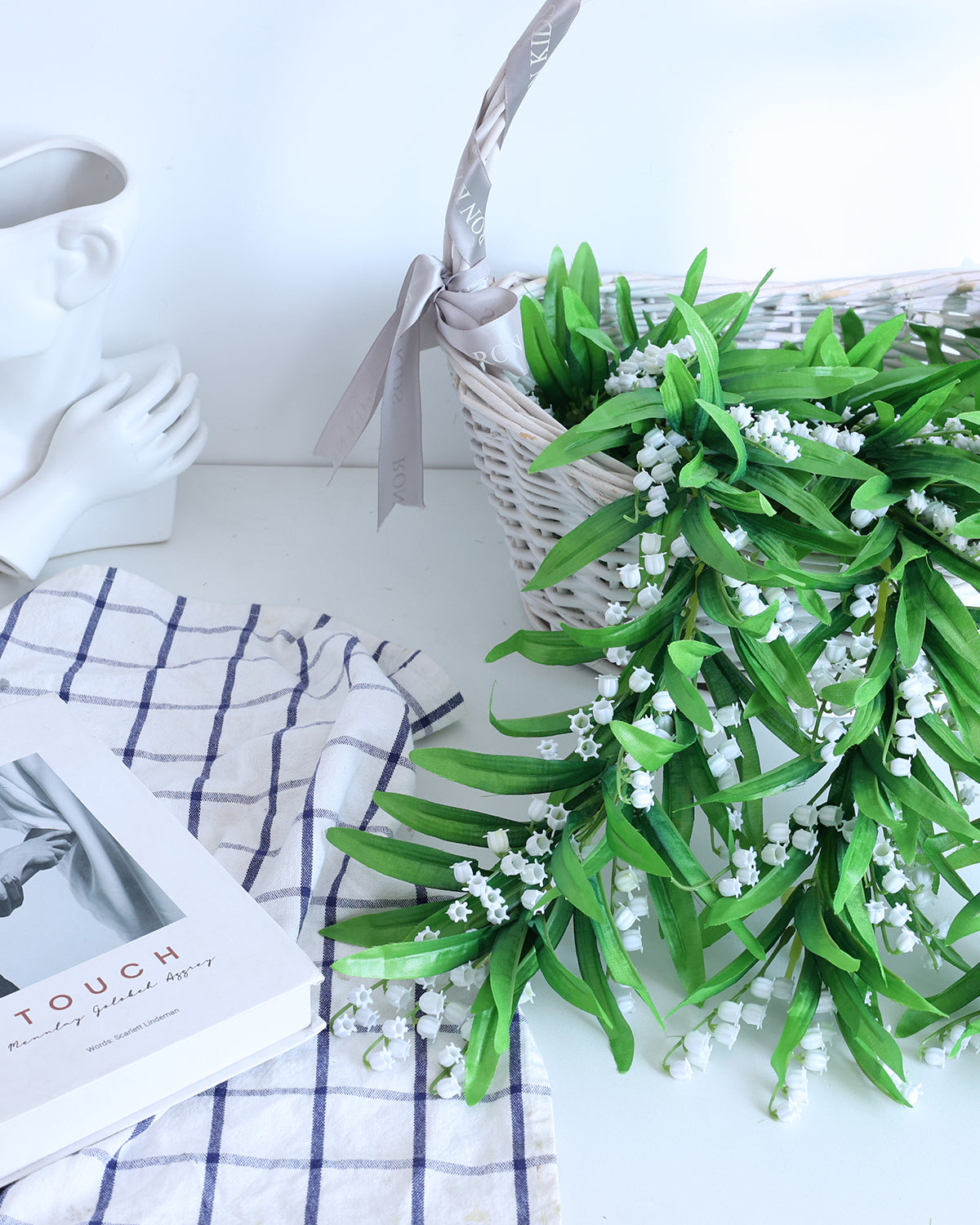 Artificial Lily Of The Valley Flowers Garland - 60" Tall