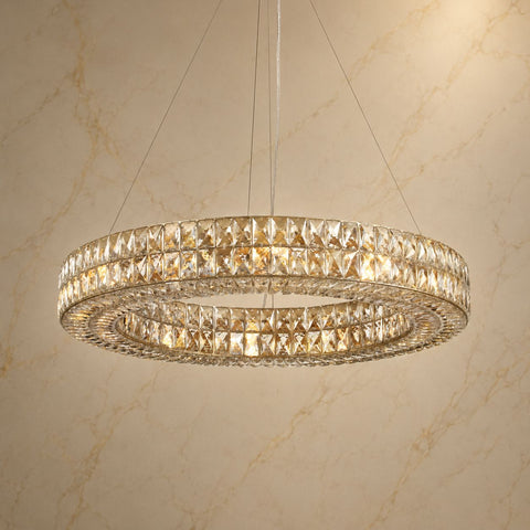 Sienna Crystal Luxury Chandelier material and finish detail
