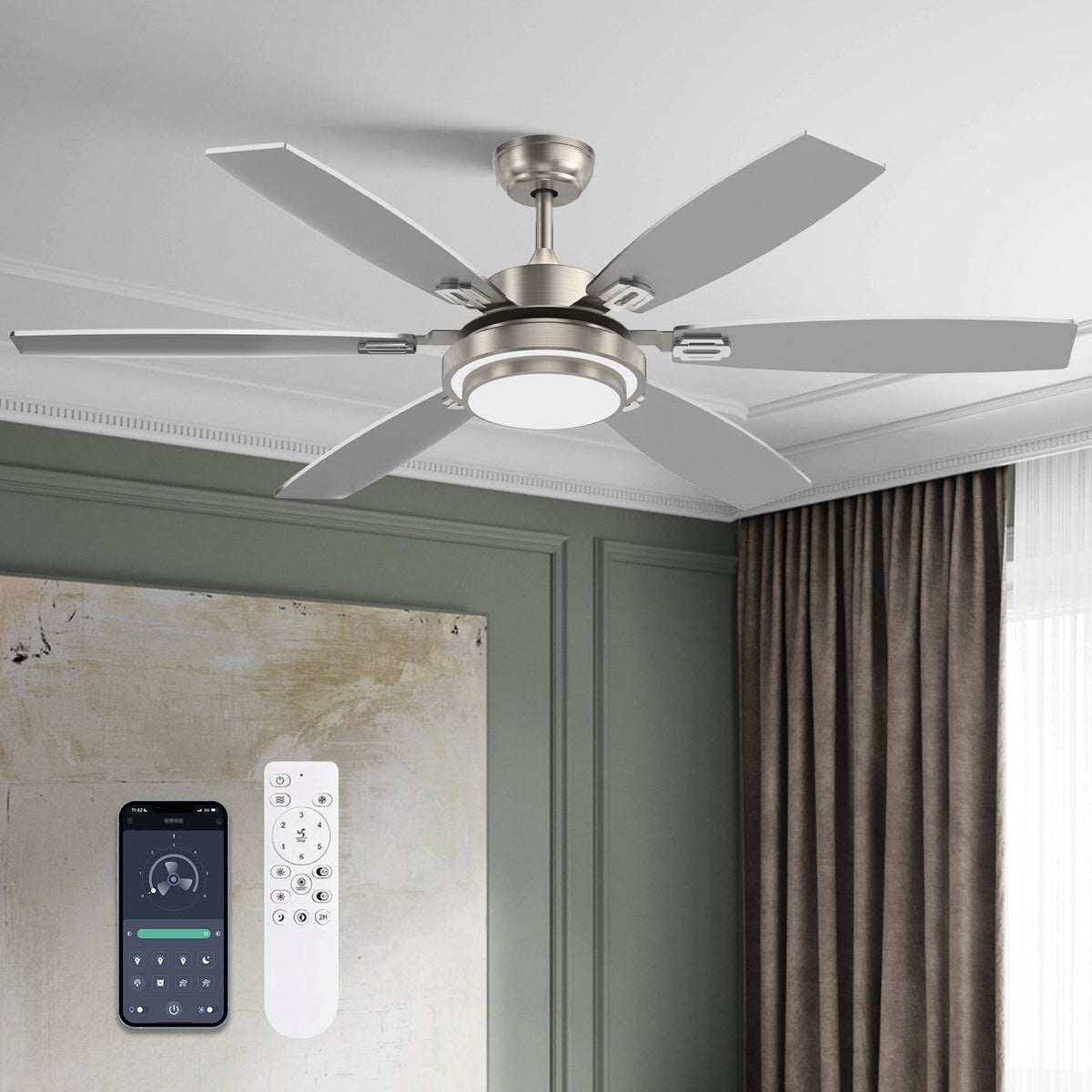 Flux-60-modern-led-nickel-ceiling-fan-with-lights-remote-for-bedroom-living-room-main-2