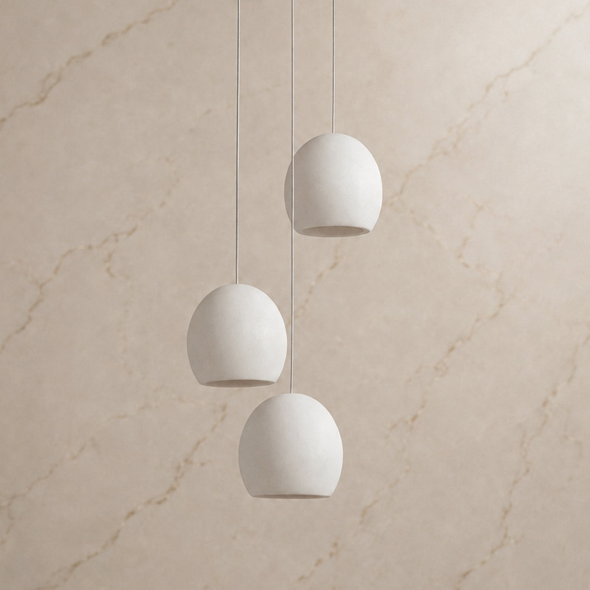 Arica Alabaster Round Chandelier product view 02