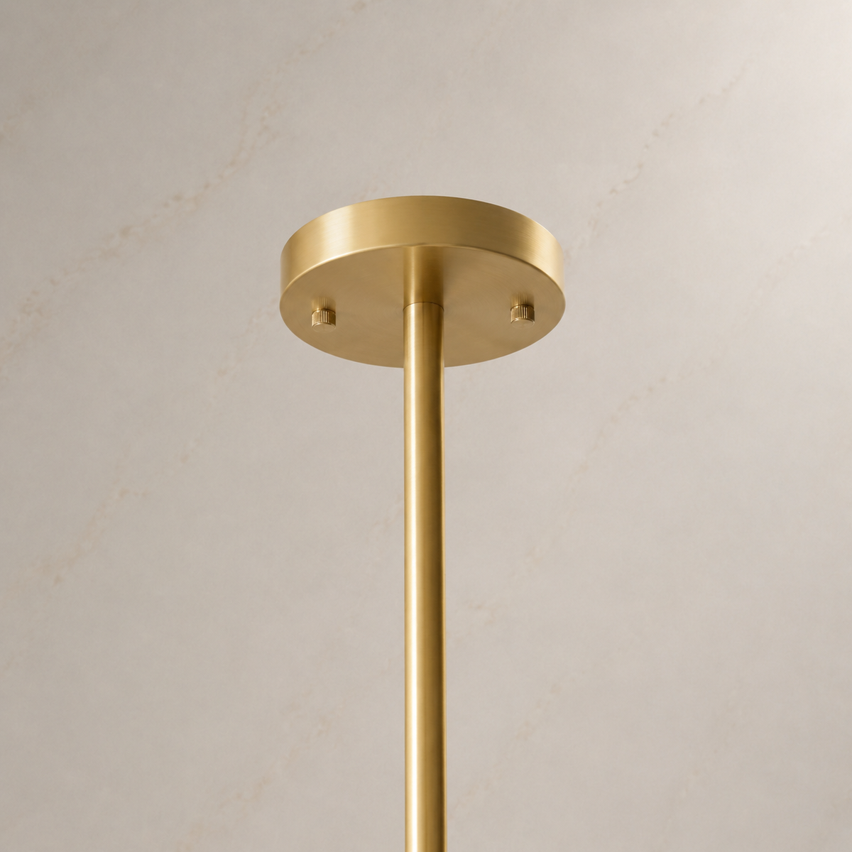 Astrid chandelier gold ceiling canopy detail