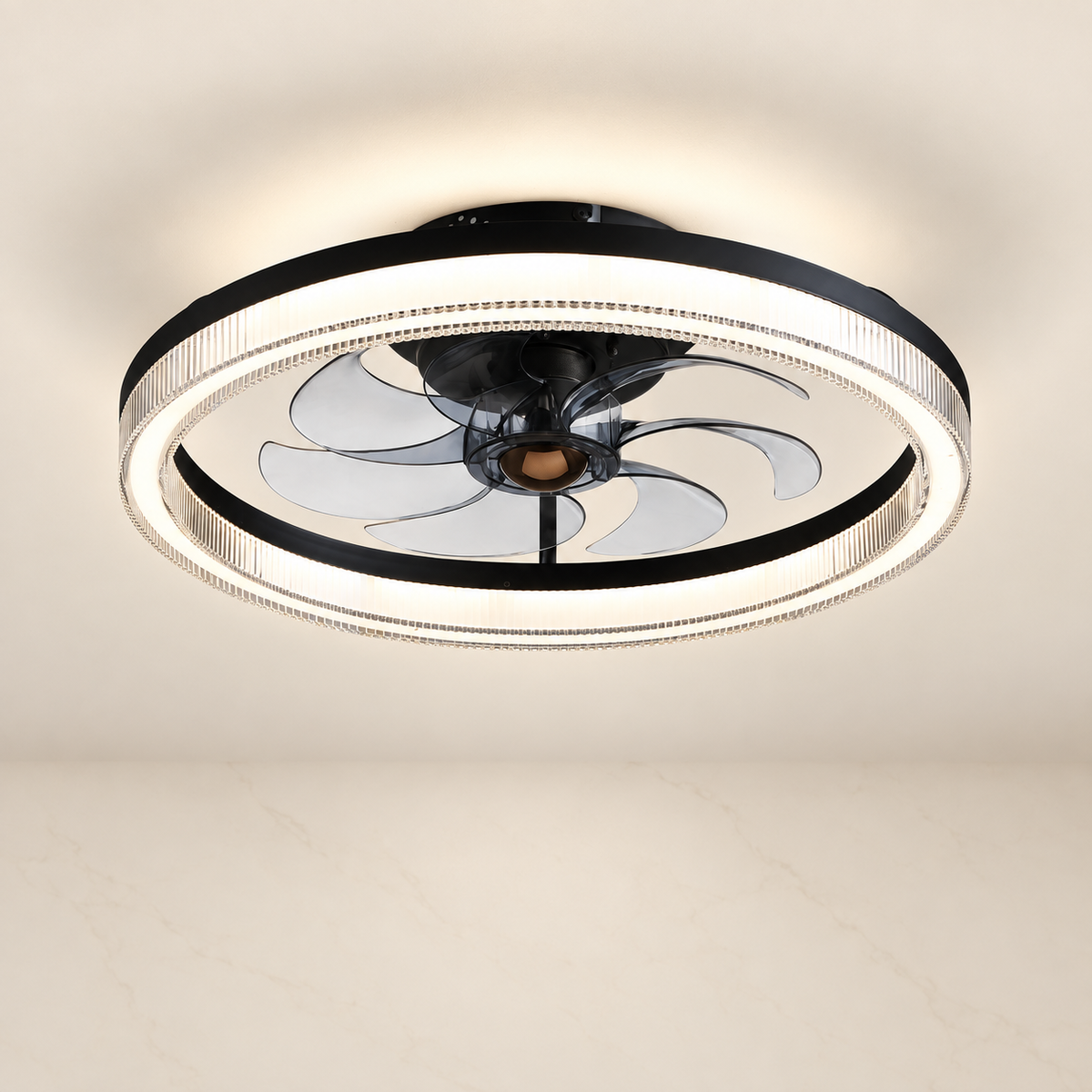 Aura 19.7-inch LED Ceiling Fan with Remote