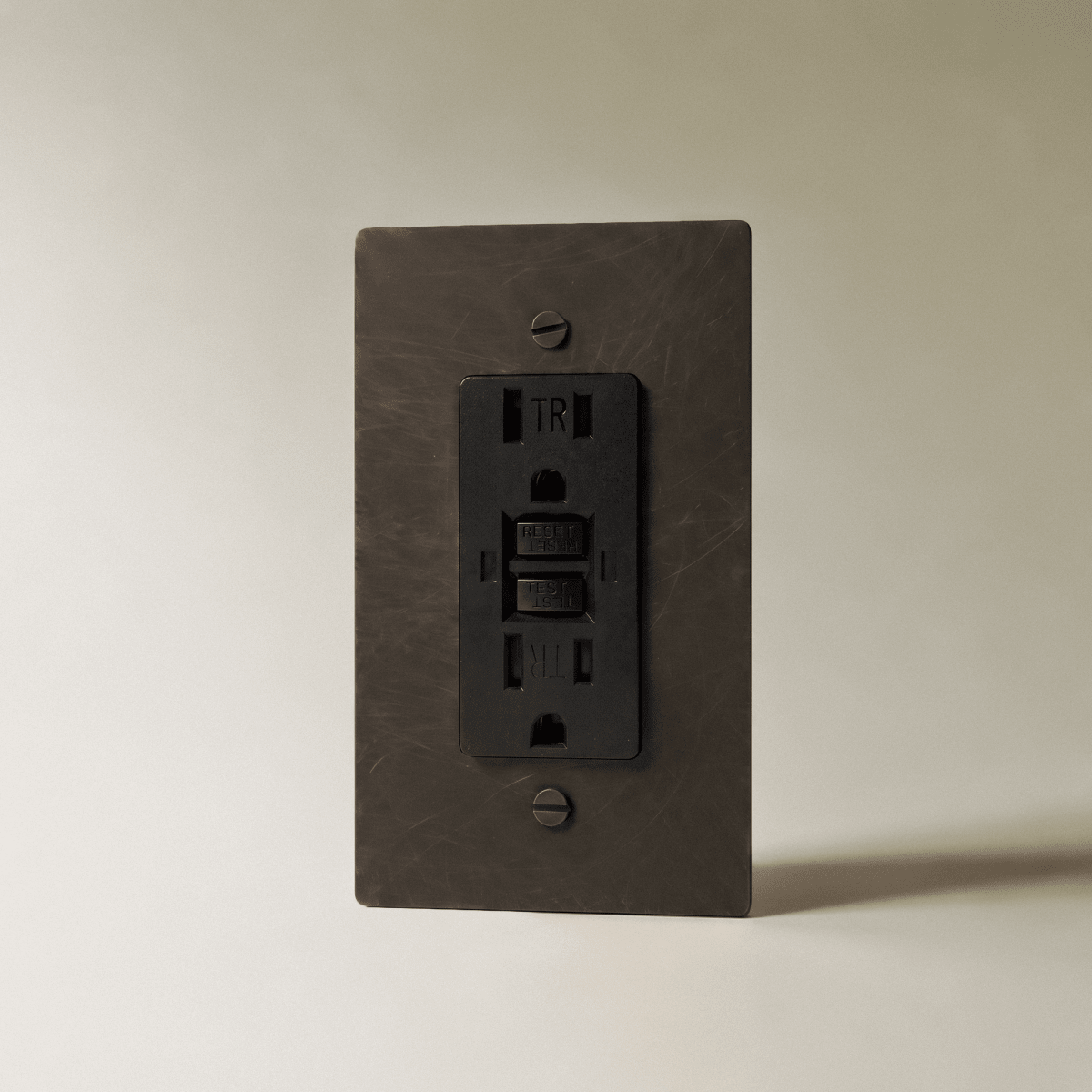 Aurex Bronze With Patina 1 Gang GFCI Wall Outlet - CARRA HOME