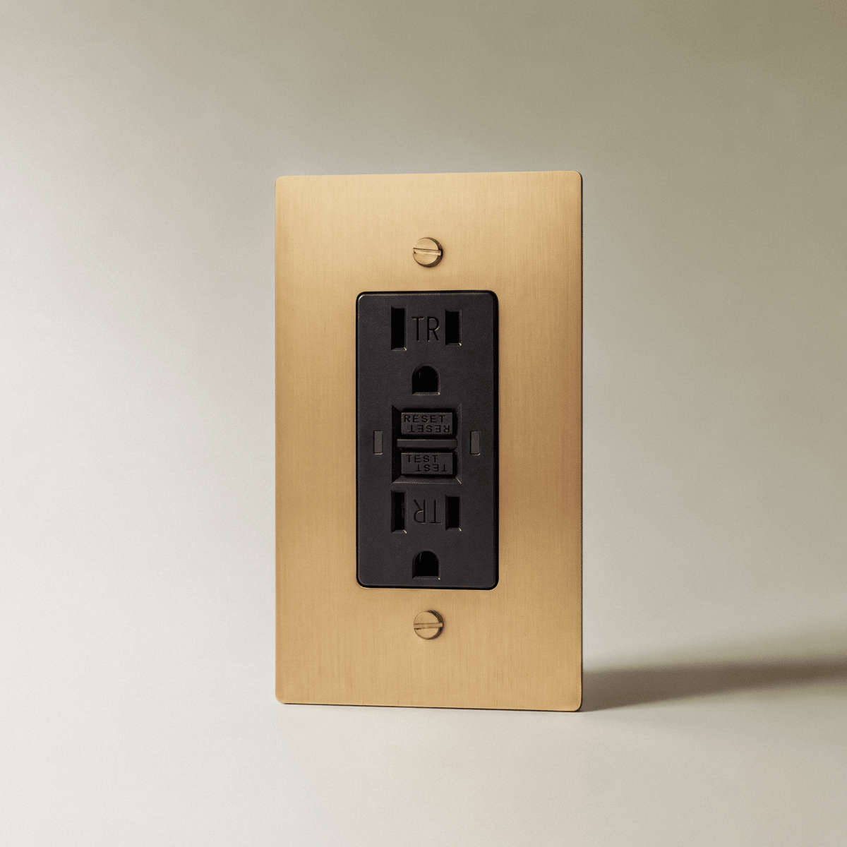 Aurex Brass 1 Gang GFCI Wall Outlet - CARRA HOME