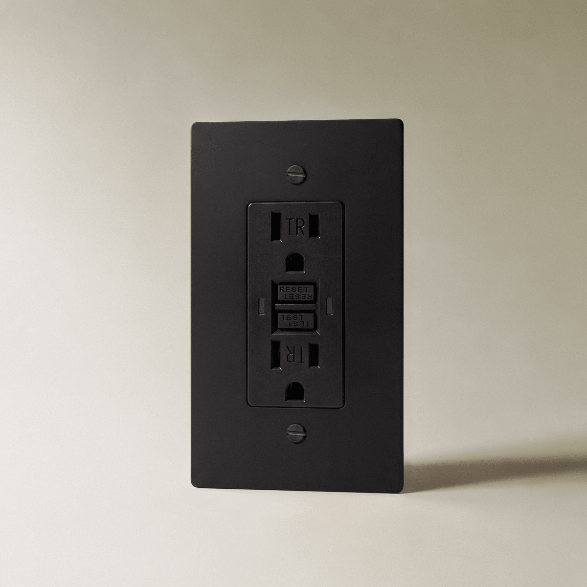 Aurex Night Black 1 Gang GFCI Wall Outlet - CARRA HOME