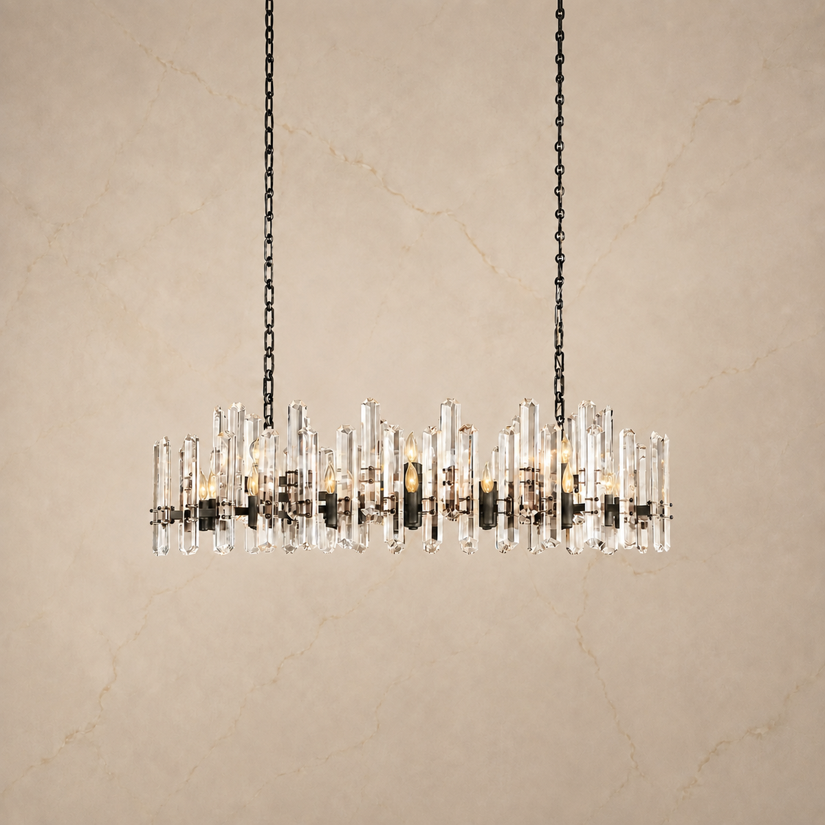 Baingham Crystal Linear Chandelier 5