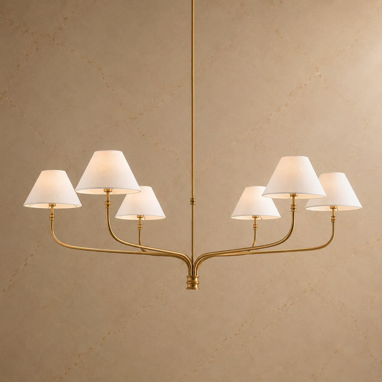 Collins Metal Round Chandelier
