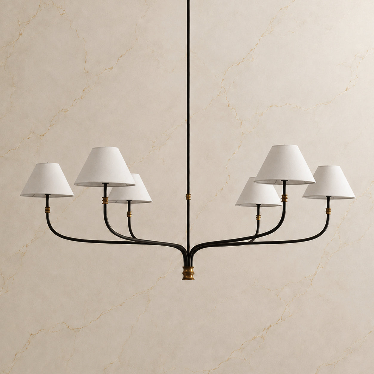 Collins Metal Round Chandelier