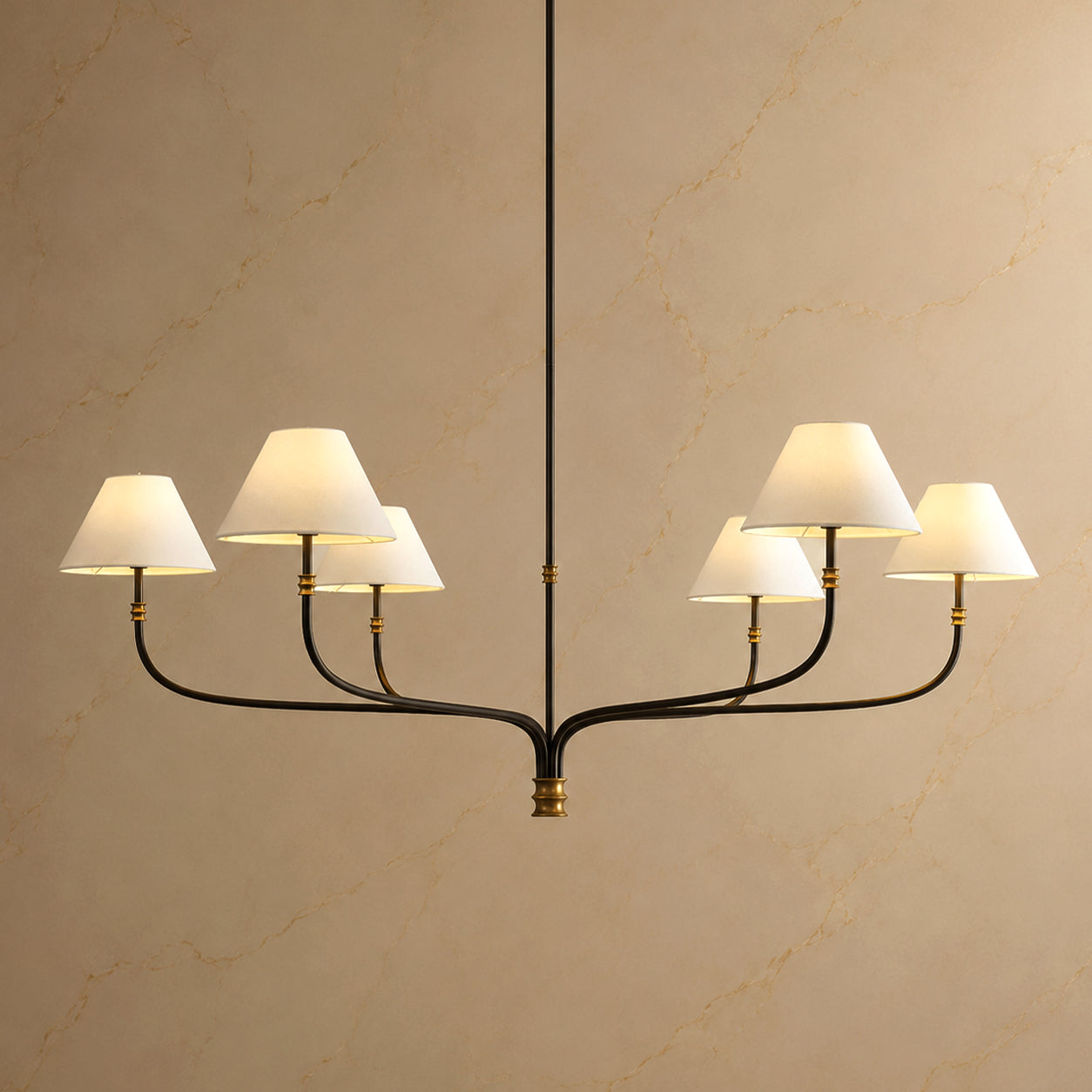 Collins Metal Round Chandelier
